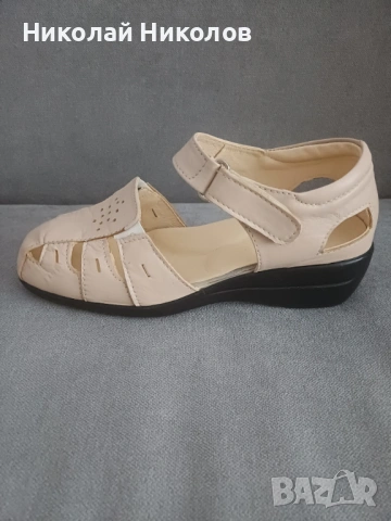 Дамски сандали, №36, цвят бежов, снимка 12 - Сандали - 53138773