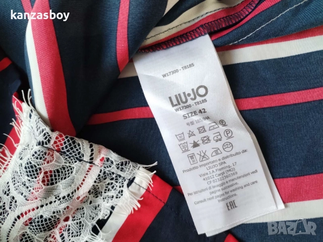 liu.jo - страхотна дамска тениска 42/Л, снимка 6 - Тениски - 52957278