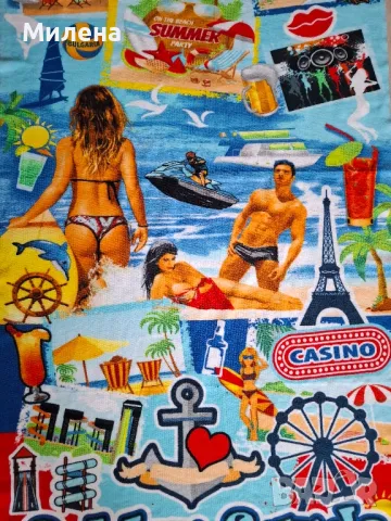 Плажни кърпи - 2 броя, снимка 7 - Хавлиени кърпи - 49632065