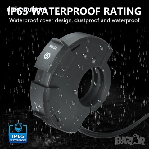 Водоустойчив USB заряден модул за мотор – 30W PD Type-C + 18W QC USB-A, IP65, за 12V/24V, снимка 6 - Аксесоари и консумативи - 53382226