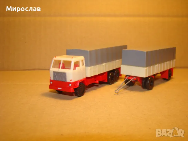 IGRA? H0 1/87 VOLVO F 89 КАМИОН TIR МОДЕЛ КОЛИЧКА ВЛЕКАЧ, снимка 7 - Колекции - 48456632