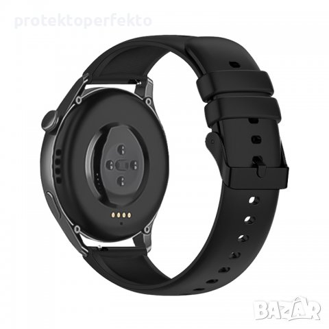 Силиконова каишка HUAWEI Watch GT 3, GT 3 Pro – 42/ 46mm черна Black, снимка 3 - Каишки за часовници - 38088591