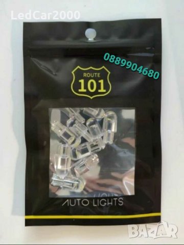 Лед крушки T10 LED (10 броя в пакет), снимка 6 - Аксесоари и консумативи - 30376702