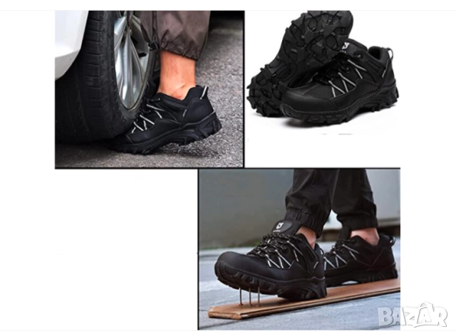 SUADEX Неразрушими  работни обувки със стоманени пръсти , строителни, туристически, номер 42, снимка 7 - Други - 52496663