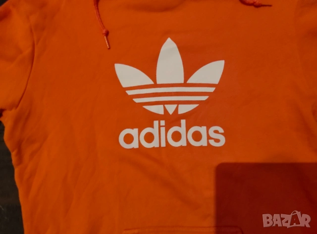 Оригинален суичър ADIDAS Originals True Orange, снимка 2 - Суичъри - 53008254