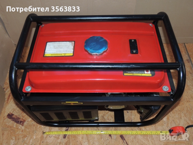 Бензинов генератор за ток монофазен 2.2 kW, снимка 13 - Генератори - 52643163
