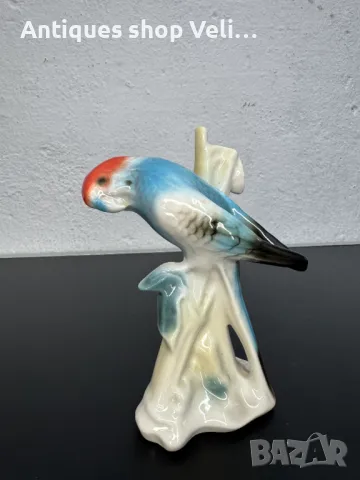 Порцеланова фигура папагал №6487, снимка 2 - Антикварни и старинни предмети - 48891894