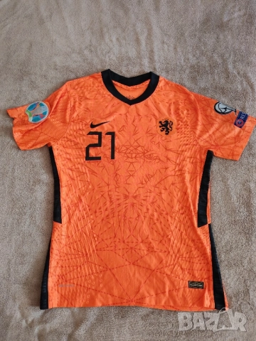 Мъжка футболна тениска NETHERLANDS,F. DE JONG,21,NIKE. , снимка 4 - Тениски - 51798167