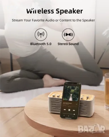 Bluetooth колонка EZVALO машина за бял шум 255+ опции за миксиране нощна лампа за Сън Релакс Йога, снимка 14 - Bluetooth тонколони - 48938487