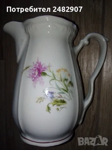 Стара порцеланова кана, снимка 2 - Антикварни и старинни предмети - 49026582