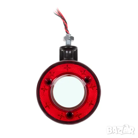 LED габарит за огледало 18 LED 12-24V жълто-бял, снимка 3 - Аксесоари и консумативи - 55868891