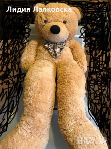 Голям 140 см. плюшен мечок Miś Gustaw Classico, снимка 3 - Плюшени играчки - 29462080