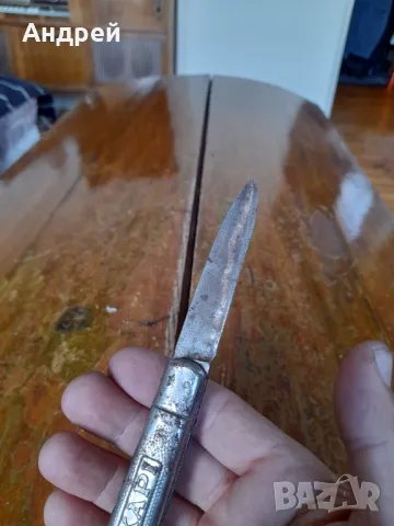 Стар джобен нож,ножка Okapi, снимка 6 - Други ценни предмети - 50422827