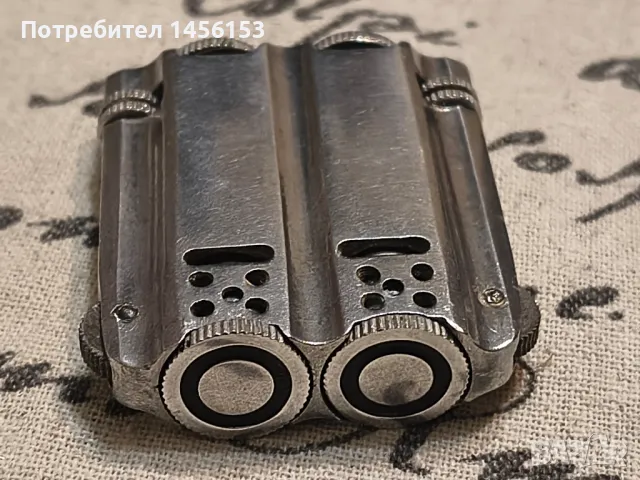 Полска алуминиева бензинова запалка (Саботьорка) от 1940 г,работещо състояние,много запазена, снимка 2 - Антикварни и старинни предмети - 49406638