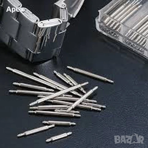 Патенти Пинове за Часовници. Стоманен Патент Пин Ос Щифт Шплент Оси за Верижки и Каишки на Часовници, снимка 3 - Други - 54011362