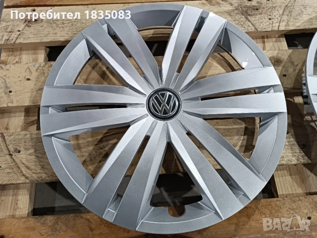 Чисто нови оригинални тасове VW 16 цола, снимка 2 - Аксесоари и консумативи - 52360000