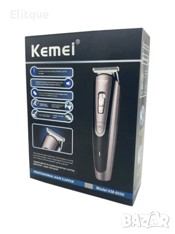 Машинка за подстригване Kemei 9050 SHAV38, снимка 11 - Машинки за подстригване - 52806865