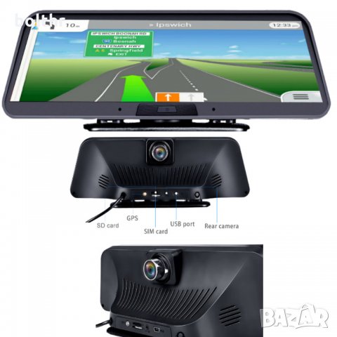 GPS НАВИГАЦИОННА МУЛТИМЕДИЙНА СИСТЕМА С ANDROID WEST ROAD WR-A101 CAM, 4G, WI-FI, 10 ИНЧА, ВГРАДЕН В, снимка 2 - WEST ROAD - 30207143