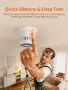 Heiman Zigbee 3.0 смарт оптичен (фотоелектричен) детектор за дим за Smart Home система, 1 бр., снимка 6