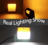 Диоден халоген LED светлини габарит, жълта 12/24V 48W, снимка 4