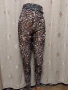 XL/3XL Еластичен прозрачен клин в черно,анимал принт , снимка 9