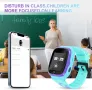 Детски интелигентен часовник LBS Tracker със SOS Anti-Lost Math Game Call Camera Touch Screen, син, снимка 2