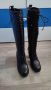 Дамски ботуши от естествена кожа нови, черни , снимка 1 - Дамски ботуши - 44696732