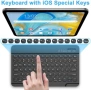 Нова Bluetooth клавиатура за iPad 10/11 Gen таблет Type-C презареждаема, снимка 5