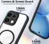 Oppo Reno16,Oppo Reno16 pro ударо-устойчив кейс Magsafe прозрачен, снимка 4