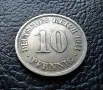 Стара монета 10 пфенига 1911 г. буква J -Германия- топ цена !, снимка 5