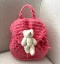 Продавам ръчно плетена детска раница, снимка 1