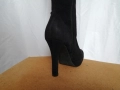 Елегантни дамски ботуши над коляното; с ток и платформа номер 40, снимка 5