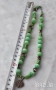Красива висулка със зелен камък за колие, антика, бижу, броеница, гердан, Нефертити, пустиня , снимка 14