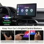 Нов Безжичен CarPlay адаптер за iPhone и коли с USB, iOS 10+ Айфон, снимка 5