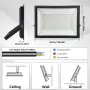 300 W външно LED осветление 30 000 LM IP65 супер ярко 6000 K студено бяло – 300 W, снимка 5