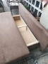 Разтегателен диван-легло, канапе с ракла.190/80/80.В разпънатo състояние ширината е 160 см, снимка 9