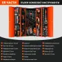 Комплект инструменти за ремонт и монтаж – 85 части в метален куфар, снимка 3