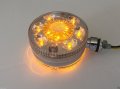 1 бр. LED жълти ЛЕД габарити за огледало Обеци на камион 24V, снимка 1 - Аксесоари и консумативи - 31257505