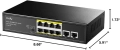 Нов Switch (Комутатор) Суич Cudy FS1010P, 8 портов, 10/100, PoE+ Switch 120W, 2 x Uplink порта CUDY, снимка 10