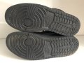 Nike Air Jordan 1 Mid Retro Triple Black , снимка 8