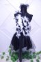 Детска рокля за латино танци в черно и бяло, снимка 10