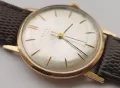 Стар часовник Полет, златен, 14К, 583, СССР, диам. 33 мм, снимка 4