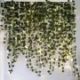 Изкуствен бръшлян гирлянда с LED светлини, снимка 3