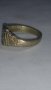 Стар пръстен уникат сачан орнаментиран с БУКВА Х - 66721, снимка 6