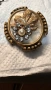 Антична брошка, късен Викториански период (1885–1905), снимка 2