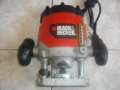1100 Вата-Английска Оберфреза-5А-8000-20 000 об/мин-Black Decker KW850E, снимка 1