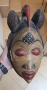 Стара дървена маска от племето Пуно, снимка 6