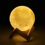 2117 Акумулаторната лампа със стойка тип луна с три режима на светлина, снимка 4