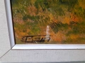 Авторска картина масло на платно с рамка - подпис, снимка 2