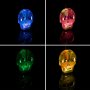 Хелоуин фенер/ череп, Двустранна цветна LED светлина, 9,5 см, снимка 2